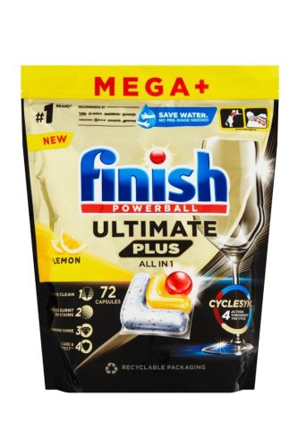 Finish Ultimate Plus All in 1  tablety do myky Lemon 72 ks